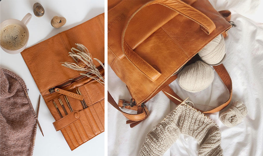 Het Deense merk Muud maakt handgemaakte luxe lederen tassen en etuis met tijdloos design