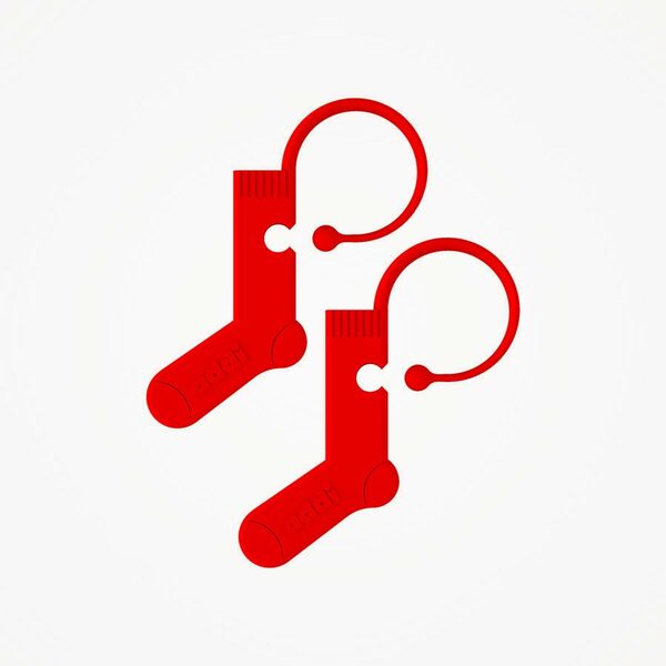 Stekenmarkeerders sok rood (6 stuks) Addi Stekenmarkeerders sok rood (6 stuks) Addi