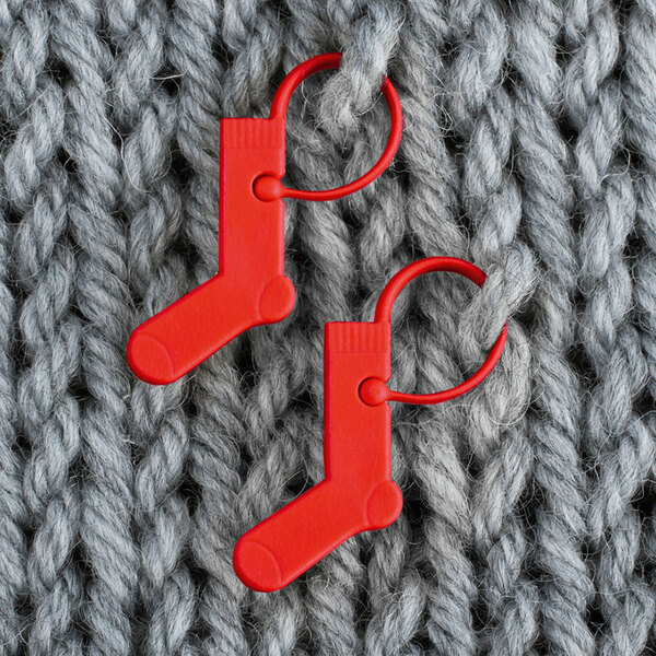 Stekenmarkeerders sok rood (6 stuks) Addi Stekenmarkeerders sok rood (6 stuks) Addi