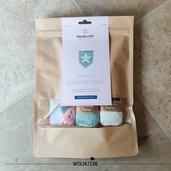 Wandhanger Ster Haakpakket Hardicraft Wandhanger Ster Haakpakket Hardicraft