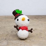 Kersthanger Mini Sneeuwpop Haakpakket Hardicraft