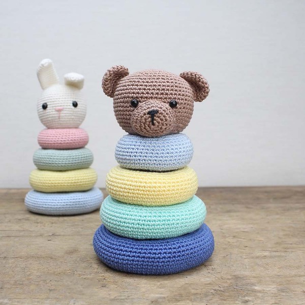 Stapelbeer stapeltoren Haakpakket door Christel Krukkert Hardicraft Stapelbeer stapeltoren Haakpakket door Christel Krukkert Hardicraft