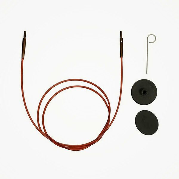 Ginger bruine kabel voor verwisselbare naaldpunten KnitPro