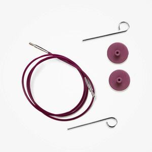Paarse kabel voor alle verwisselbare naaldpunten KnitPro