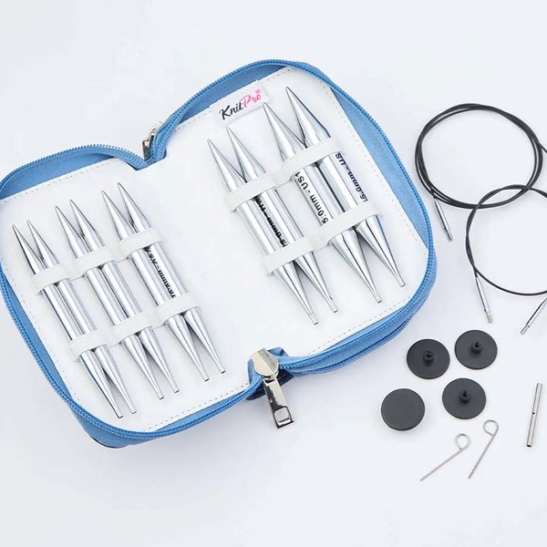 Nova Chunky 13cm Dikke Verwisselbare Rondbreinaaldenset 8 tot 15mm KnitPro