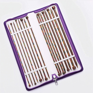 Symfonie Rechte Breinaaldenset met knop 35cm KnitPro