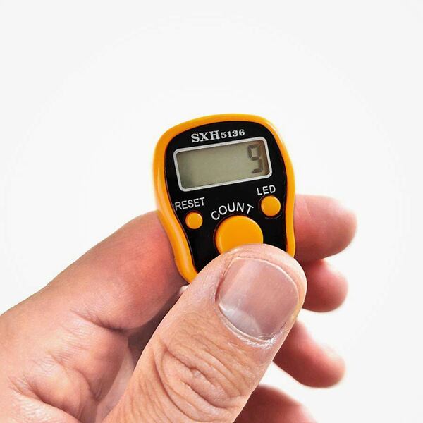 Digitale toerenteller lux met led en opbergdoosje Digitale toerenteller lux met led en opbergdoosje