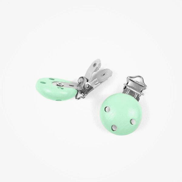Houten speenclip 30 mm Mint Houten speenclip 30 mm Mint