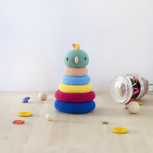 Papegaai stapeltoren met stapelringen Haakpakket Anchor Papegaai stapeltoren met stapelringen Haakpakket Anchor