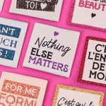 Nothing else matters - geweven opnaaibaar kledinglabel Bohin