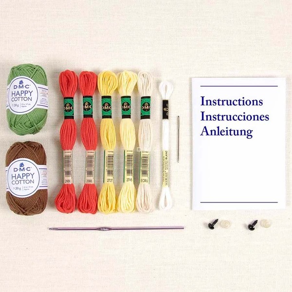 Amigurumipakket Aardbeien haken DMC Amigurumipakket Aardbeien haken DMC