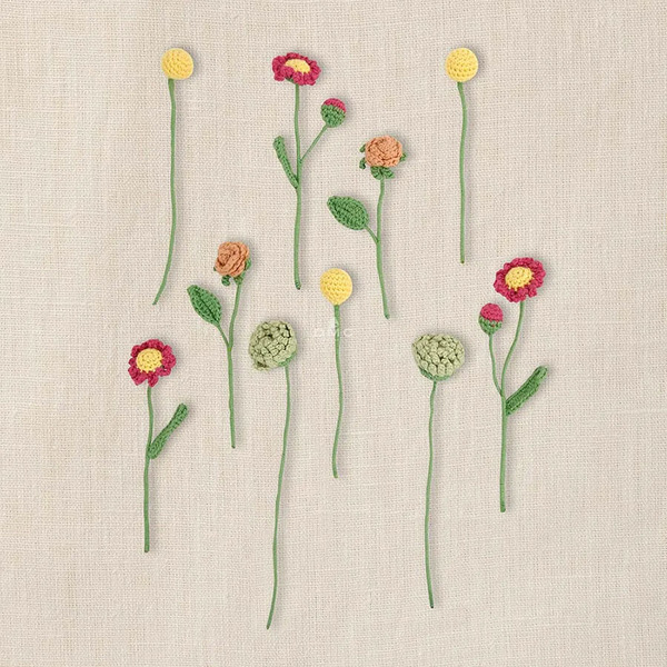 Amigurumikit Veldbloemen haken DMC Amigurumikit Veldbloemen haken DMC