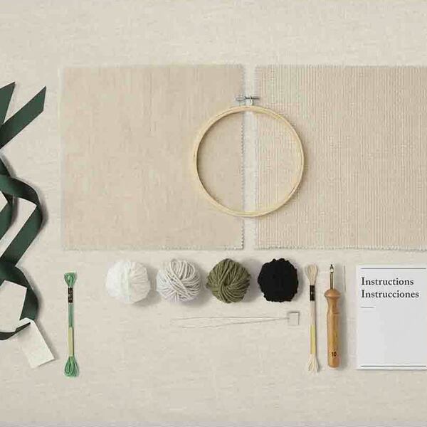 Punch needle kit Panda Punchpakket DMC