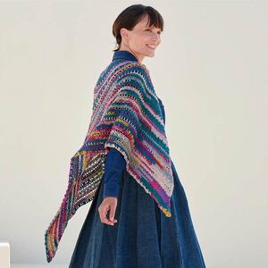 Driehoekige Maxi-sjaal met vleugje Alpaca in Onni Premiumgaren Katia Haakpakket Driehoekige Maxi-sjaal met vleugje Alpaca in Onni Premiumgaren Katia Haakpakket