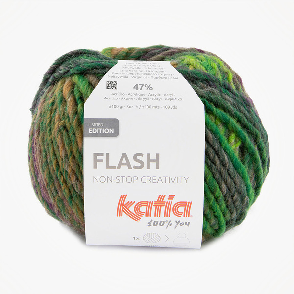 Sjaal Flash Groen Unisex Breipakket Katia Sjaal Flash Groen Unisex Breipakket Katia