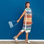 Jurk met strepen in Fair Cotton Infinity Breipakket Katia