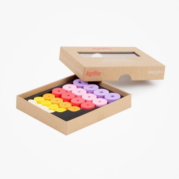 Naaldstoppers 24 stuks Gekleurd Katia Naaldstoppers 24 stuks Gekleurd Katia