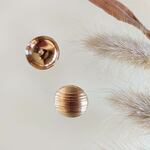 Knoop Royal Gold Stripes 18 mm ButtonLine