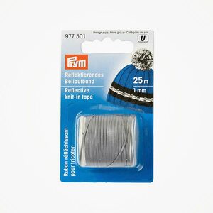 Reflecterende meeloopband 1mm Prym Reflecterende meeloopband 1mm Prym