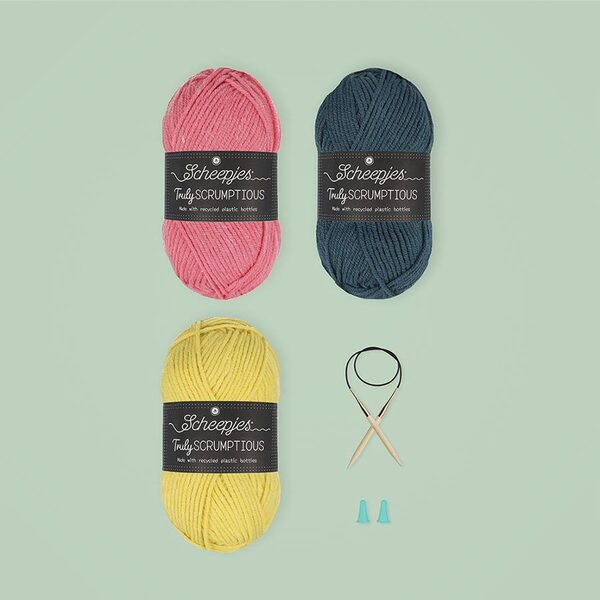 Beginner Colour block sjaal Breipakket Scheepjes Beginner Colour block sjaal Breipakket Scheepjes