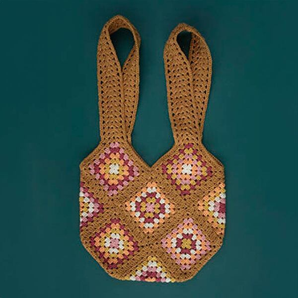 Beginner Granny square Gouden tas Haakpakket Scheepjes Beginner Granny square Gouden tas Haakpakket Scheepjes