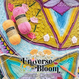 Scheepjes CAL2025 Universe in Bloom kit Cotton Create (100% katoen)