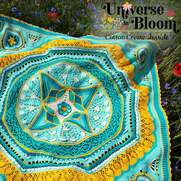 Scheepjes CAL2025 Universe in Bloom kit Cotton Create (100% katoen)