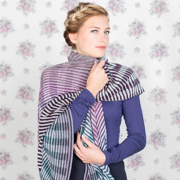 Crochet Between The Lines Shawl Scheepjes Whirl Haakpakket